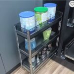 3 step slim pullout spice rack