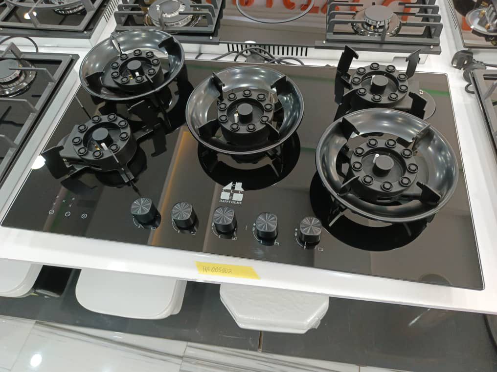 5 burner gas hob